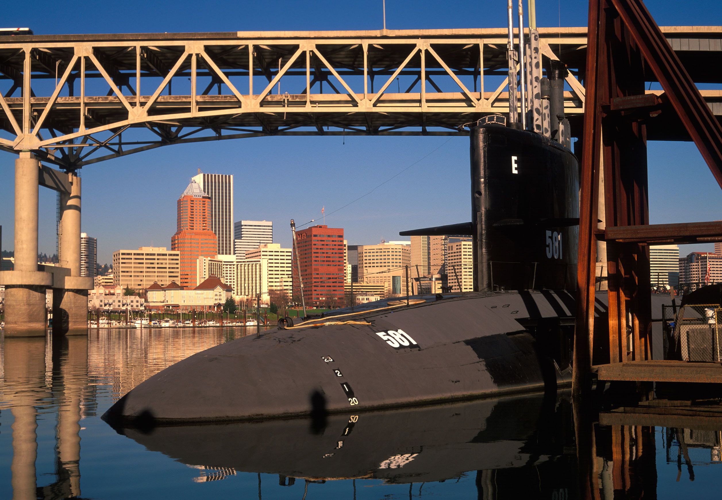 A submarine outside OMSI to illustrate 4 Fun Family Things To Do In Portland, Oregon