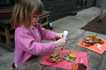 A child in kindergarten at Kidspace in Vancouver WA